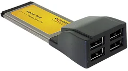 Delock ExpressCard - 4x USB 2.0 (66207)
