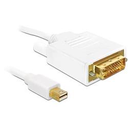 Delock kabel DisplayPort mini (samec) na DVI 24 (samec), 2m (82918)