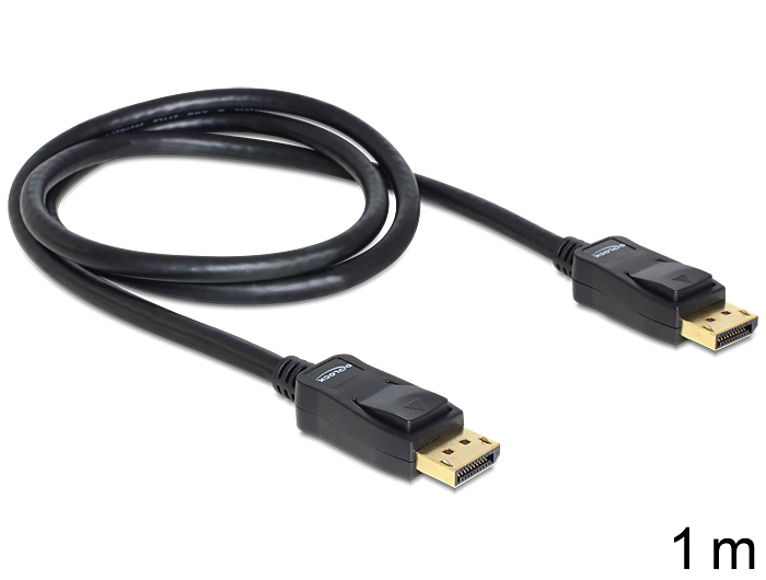 Delock kábel DisplayPort samec na Displayport samec, dĺžka 1m (82423)