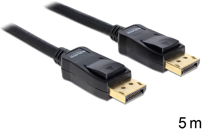 Delock kábel DisplayPort samec na Displayport samec, dĺžka 5m (82425)