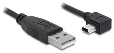 Delock kabel USB 2.0 A-samec > USB mini-B 5-pin samec pravoůhlý, 5 metrů
