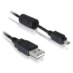 Delock kabel USB 2.0 k fotoaparátům Nikon 8pin UC-E6 USB 1,83m (82414)