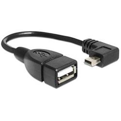 Delock kabel USB mini samec > USB 2.0-A samice OTG 16 cm (83245)