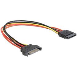 Delock napájecí kabel SATA 15 Pin samec > SATA 15 Pin samice prodlužující 30cm (60131)