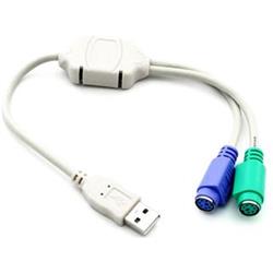 Delock redukce USB - 2x PS2 port (61244)