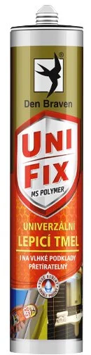 Den Braven MS UNIFIX na všechna tmelení a lepení, 290ml, bílá