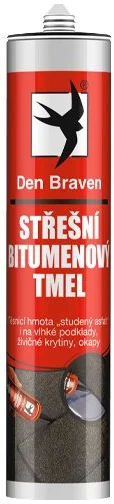 Den Braven Strešný bitúmenový tmel 280ml RL