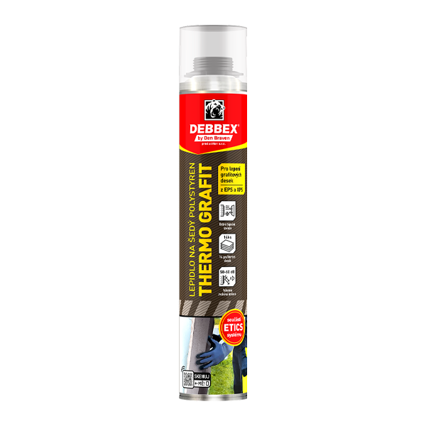 DENBRAVEN Lepidlo na šedý polystyren THERMO GRAFIT 750ml DEBBEX