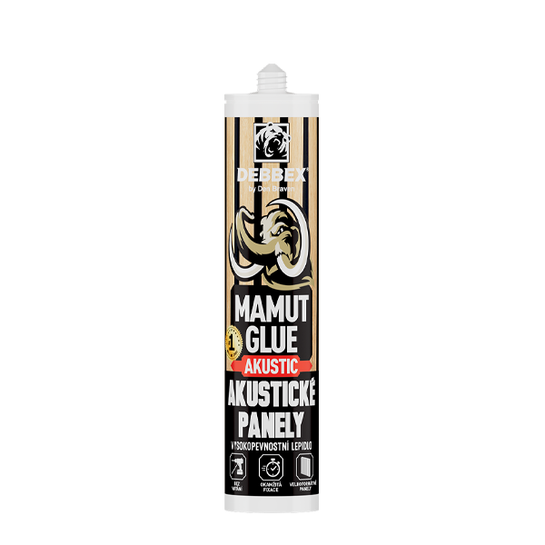 DENBRAVEN MAMUT GLUE Akustic 290 ml antracitově šedá