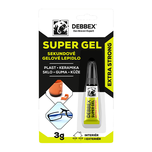DENBRAVEN SUPER GEL 3g blister DEBBEX sekundárne gélové lepidlo