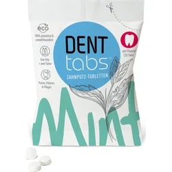 DENTTABS přírodní zubní pasta v tabletách s fluoridem 125 ks DT-ZPMF125 - Kosmetika - Péče o zuby