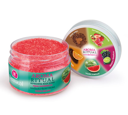 Dermacol Aroma Ritual telový peeling Fresh Watermelon Body Scrub 200 g pre ženy