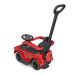 Detská kolobežka Baby Mix s vodiacou tyčou Mercedes Benz triedy G červená