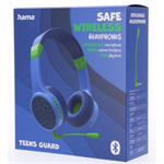 Detské Bluetooth slúchadlá Hama Teens Guard, modré