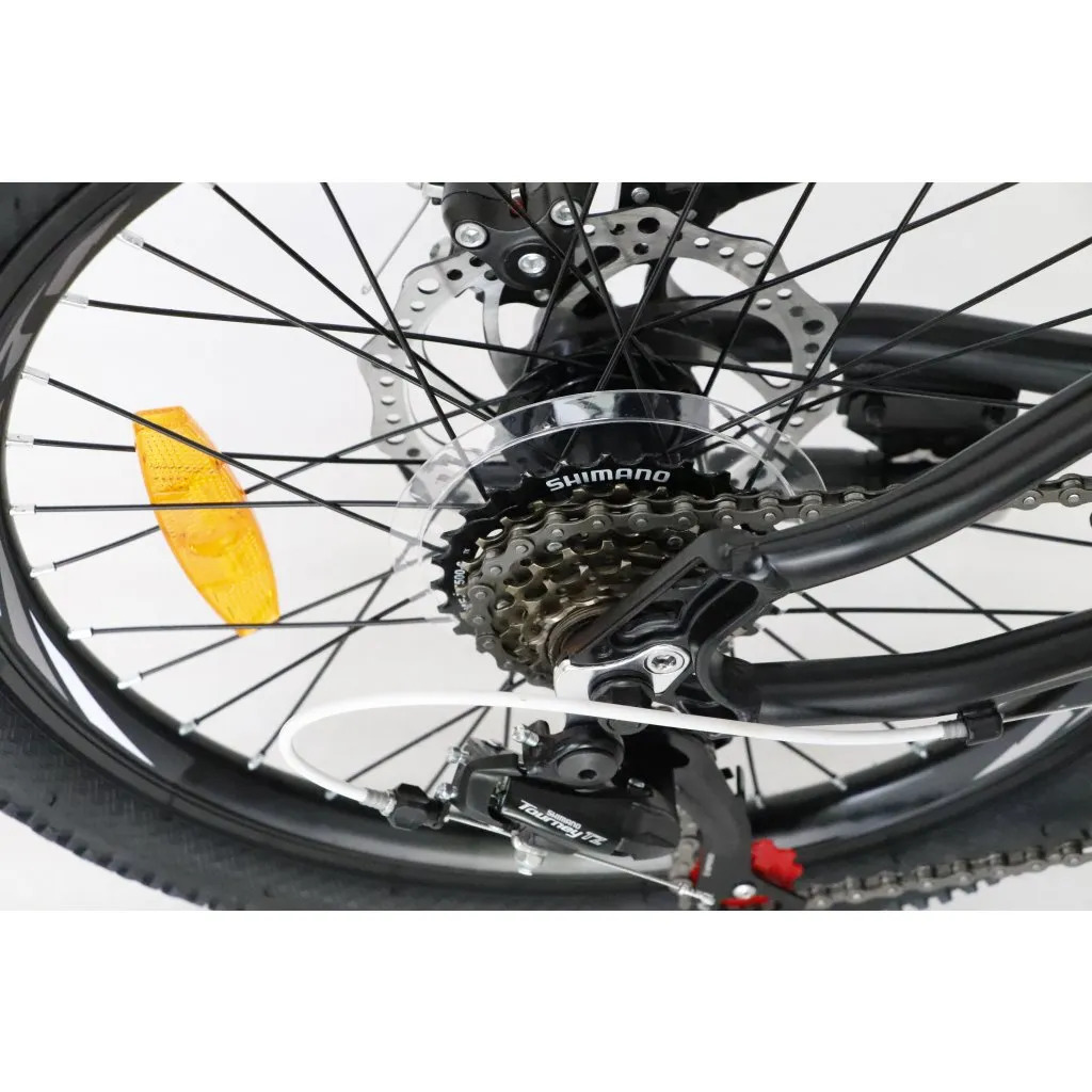 dětské kolo CANULL XC 221 20" BLACK/WHITE