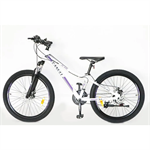 dětské kolo CANULL XC 241 24" bílá/fialová