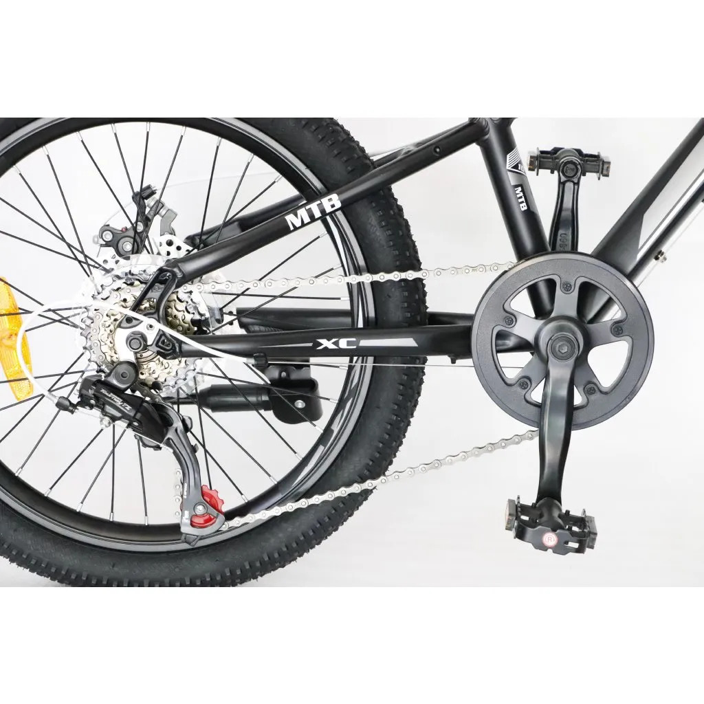 Detský bicykel CANULL XC 221 20" BLACK/WHITE