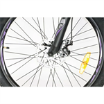 Detský bicykel CANULL XC 241 24" biely/fialový