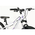 Detský bicykel CANULL XC 241 24" biely/fialový