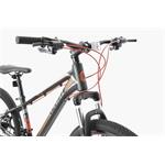 Detský bicykel CANULL XC 241 24" čierny/červený