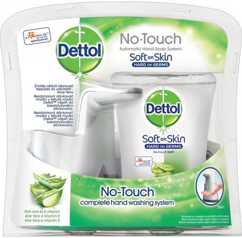 Dettol Bezdotykový dávkovač mydla Gentle aloe 250ml