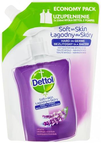 Dettol Tekuté mydlo Náhradná náplň Upokojujúca levanduľa 500ml