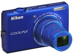 DFK NIKON kompakt COOLPIX S6200, 16MPix, blue, 10x zoom VR