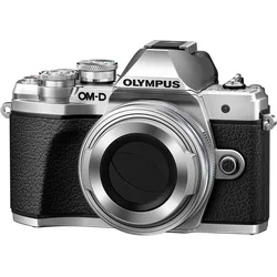 DFK OLYMPUS E-M10 Mark III DZ Kit - tělo stříbrné + objektivy 14-42 II R stříbrný + 40-150mm R stříbrný