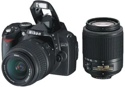 DFZ NIKON D40 černý + 18-55 II AF-S DX / 55-200 AF-S DX