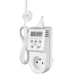 Digitálna zásuvka ELEKTROBOCK na prepínanie teploty s externým snímačom teploty TS05