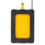 Digitálne rádio NEDIS/ stolové/ výkon 15 W/ FM/ Bluetooth/ IPX5/ batéria/ napájanie zo siete/ čierne/ žlté