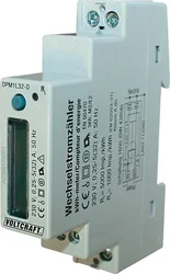 Digitální elektroměr na DIN lištu, Voltcraft DPM1L32-D Plus, 32 A, 1312