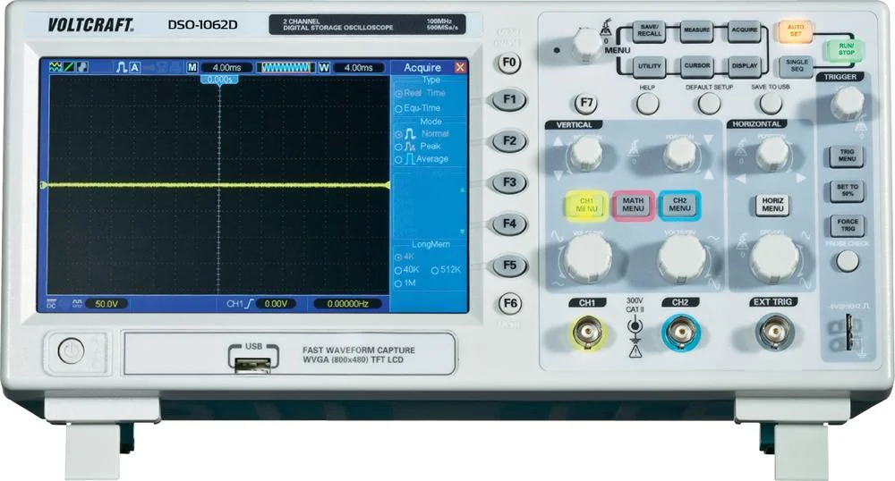 Digitální osciloskop Voltcraft DSO-1102D, 2kanálový, 100 MHz