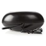 Digitálny budík NEDIS s rádiom/ LED displejom/ AM/ FM/ funkcia odloženia/ časovač vypnutia/ 2 alarmy/ čierny