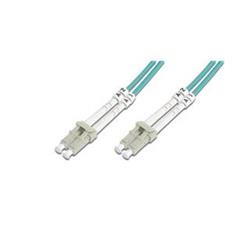 DIGITUS Fiber Optic Patch Cord, LC/LC Multimode 50/125 µ, OM3, Duplex, 5m DK-2533-05/3 - Síťové prvky