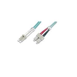 DIGITUS Fiber Optic Patch Cord, LC/SC Multimode 50/125 µ, OM3, Duplex, 2m DK-2532-02/3 - Kabely + redukce