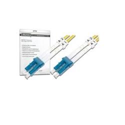 DIGITUS Fiber Optic Patch Cord, LC to LC Singlemode 09/125 µ, Duplex Length 3m