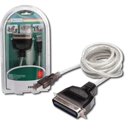Digitus Printer Cable, USB to IEEE 1284 kabel 1,8m