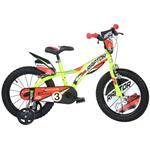 Dino bikes 614 Raptor yellow 14" detský bicykel