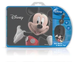 DISNEY myš optická 800dpi USB Mickey Mouse + podložka pod myš