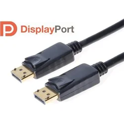 DisplayPort 1.2 přípojný kabel M/M, zlacené konektory, 0,5m,rozlišení 4K*2K/60Hz, 18Gb/s