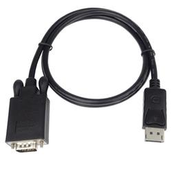 DisplayPort na VGA kabel 2m M/M