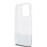 DKNY Liquid Glitter Arch Logo Zadní Kryt pro iPhone 13 Pro Max Transparent