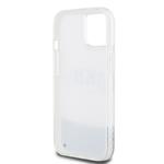 DKNY Liquid Glitter Arch Logo Zadní Kryt pro iPhone 13 Transparent