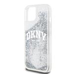 DKNY Liquid Glitter Arch Logo Zadní Kryt pro iPhone 13 Transparent