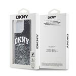 DKNY Liquid Glitter Arch Logo Zadný kryt pre iPhone 13 Pro Max Black