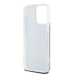 DKNY Liquid Glitter Arch Logo Zadný kryt pre iPhone 14 Pro Black