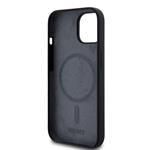 DKNY Liquid Silicone Arch Logo MagSafe Back Cover pre iPhone 13 Black