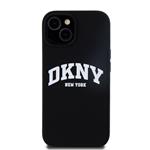DKNY Liquid Silicone Arch Logo MagSafe Back Cover pre iPhone 14 Black