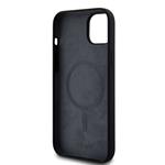 DKNY Liquid Silicone Arch Logo MagSafe Zadní Kryt pro iPhone 15 Plus Black